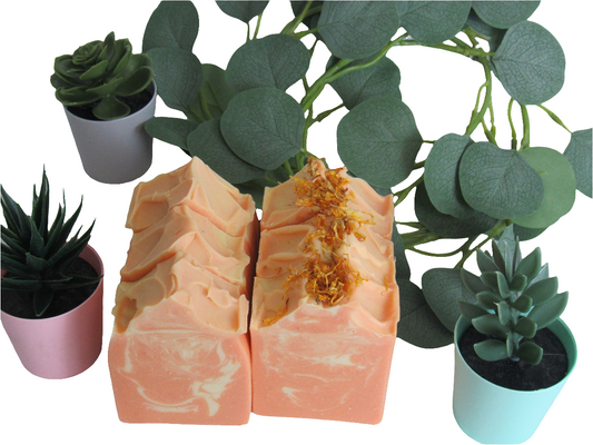 ORANGE VOLCANIC ASH SOAP