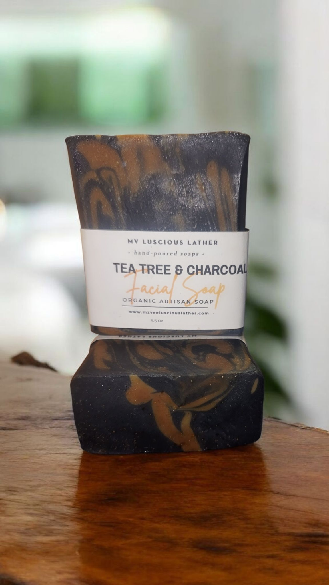 CHARCOAL TURMERIC TEA TREE FACE SOAP